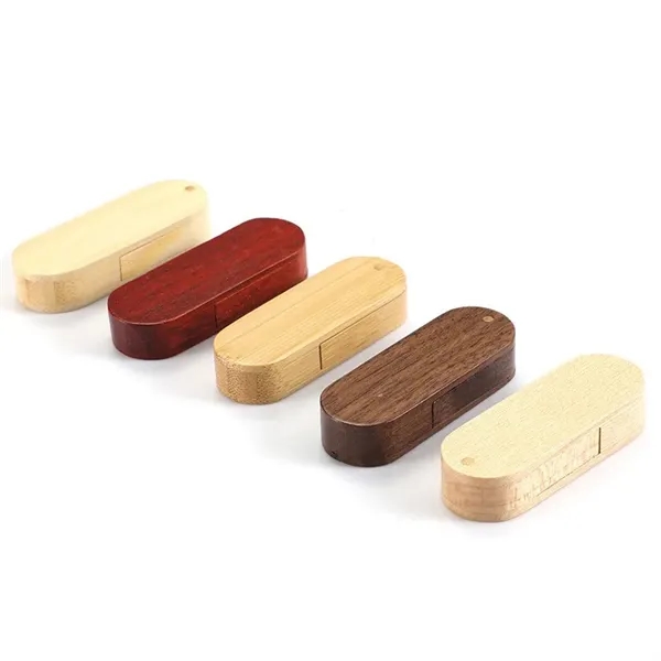 Rotating Wooden USB Flash Drive 2GB - Rotating Wooden USB Flash Drive 2GB - Image 1 of 2