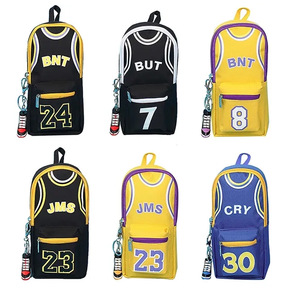 Basketball Jersey Pencil Case - Basketball Jersey Pencil Case - Image 0 of 6