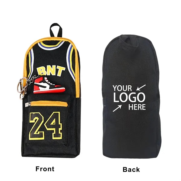 Basketball Jersey Pencil Case - Basketball Jersey Pencil Case - Image 1 of 6