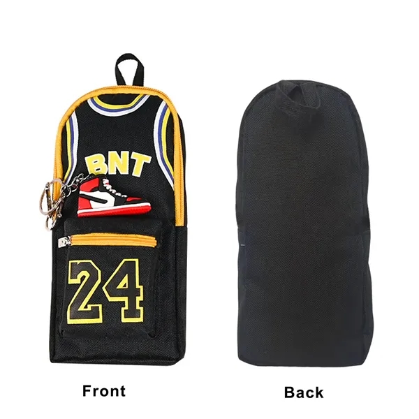 Basketball Jersey Pencil Case - Basketball Jersey Pencil Case - Image 2 of 6