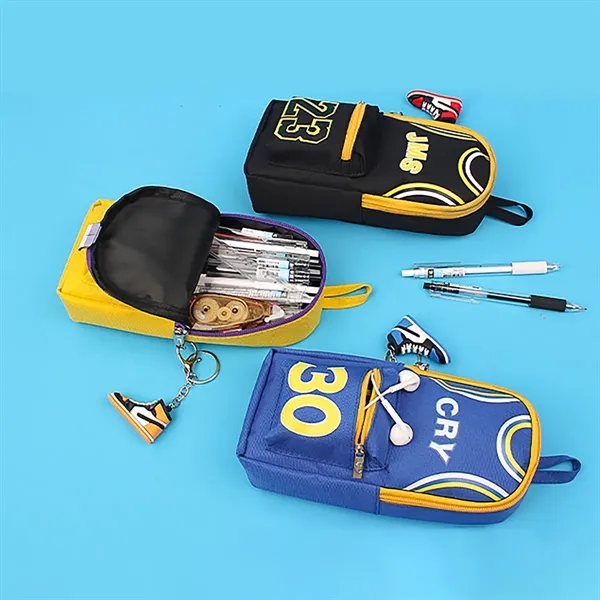 Basketball Jersey Pencil Case - Basketball Jersey Pencil Case - Image 6 of 6