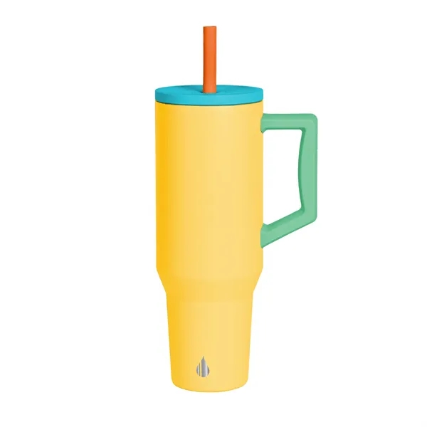 Elemental® 40oz Commuter Tumbler With Handle and Straws - Elemental® 40oz Commuter Tumbler With Handle and Straws - Image 27 of 41