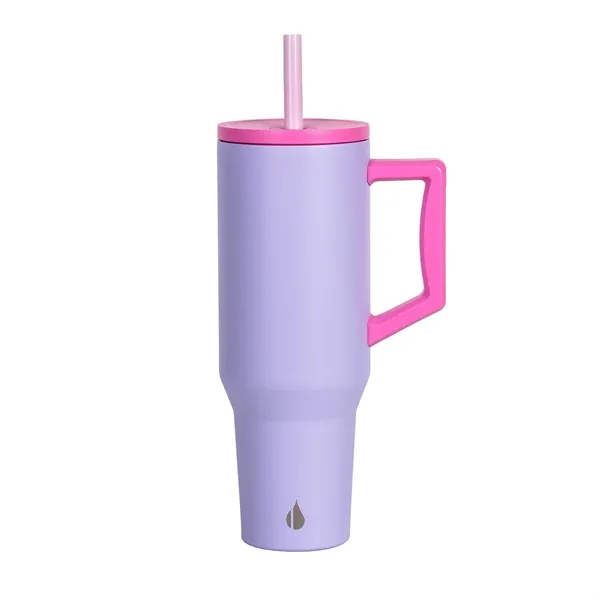Elemental® 40oz Commuter Tumbler With Handle and Straws - Elemental® 40oz Commuter Tumbler With Handle and Straws - Image 24 of 41