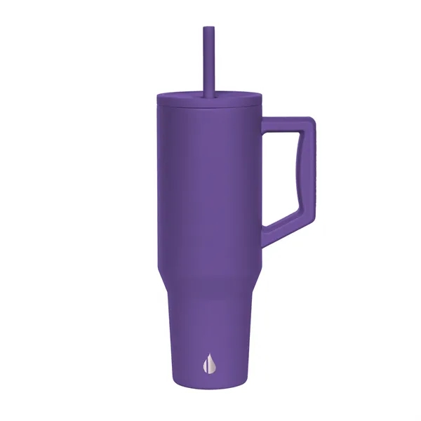 Elemental® 40oz Commuter Tumbler With Handle and Straws - Elemental® 40oz Commuter Tumbler With Handle and Straws - Image 16 of 41