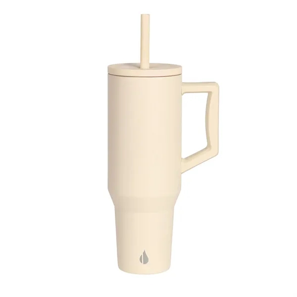Elemental® 40oz Commuter Tumbler With Handle and Straws - Elemental® 40oz Commuter Tumbler With Handle and Straws - Image 17 of 41
