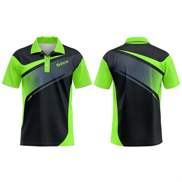 Men's Quick Dry Short Sleeve Polo Shirts - Men's Quick Dry Short Sleeve Polo Shirts - Image 2 of 2