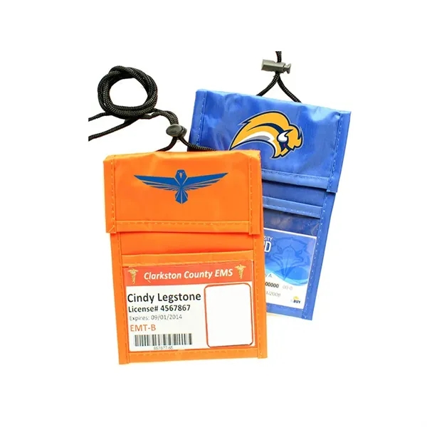 Travel Neck Wallet with Lanyard - Travel Neck Wallet with Lanyard - Image 1 of 3