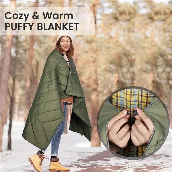 Outdoor Blanket Lightweight Puffy Camping - Outdoor Blanket Lightweight Puffy Camping - Image 2 of 4