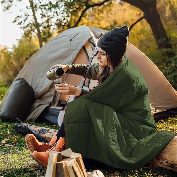 Outdoor Blanket Lightweight Puffy Camping - Outdoor Blanket Lightweight Puffy Camping - Image 3 of 4