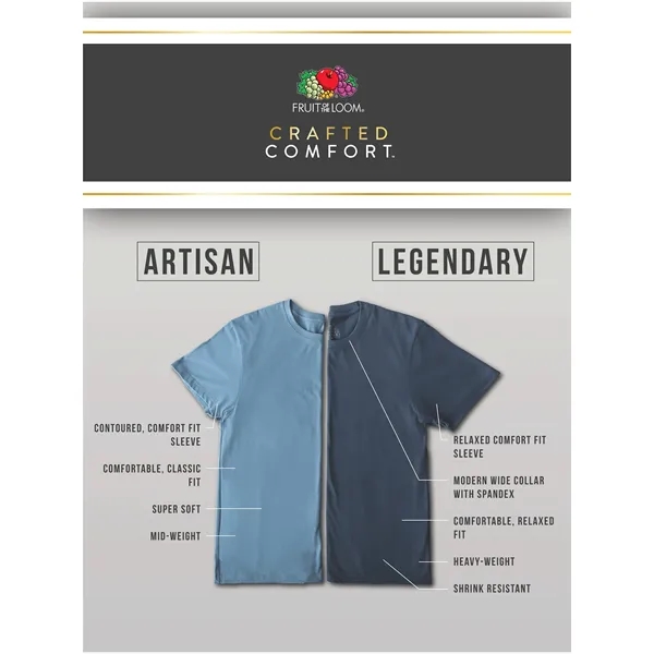 Men's Crafted Comfort Tee - Men's Crafted Comfort Tee - Image 4 of 5