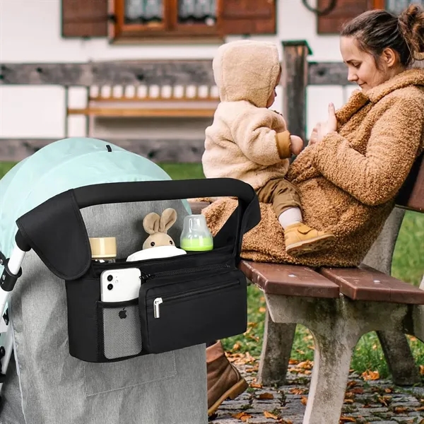 Universal Stroller Organizer With Insulated Cup Holder - Universal Stroller Organizer With Insulated Cup Holder - Image 6 of 6