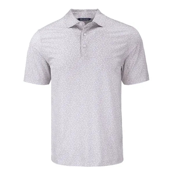 Cutter & Buck Pike Eco Flora Print Recycled Mens Polo - Cutter & Buck Pike Eco Flora Print Recycled Mens Polo - Image 9 of 17