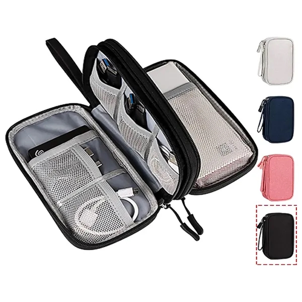 Electronic Accessories Organizer Travel Cable Pouch - Electronic Accessories Organizer Travel Cable Pouch - Image 0 of 2