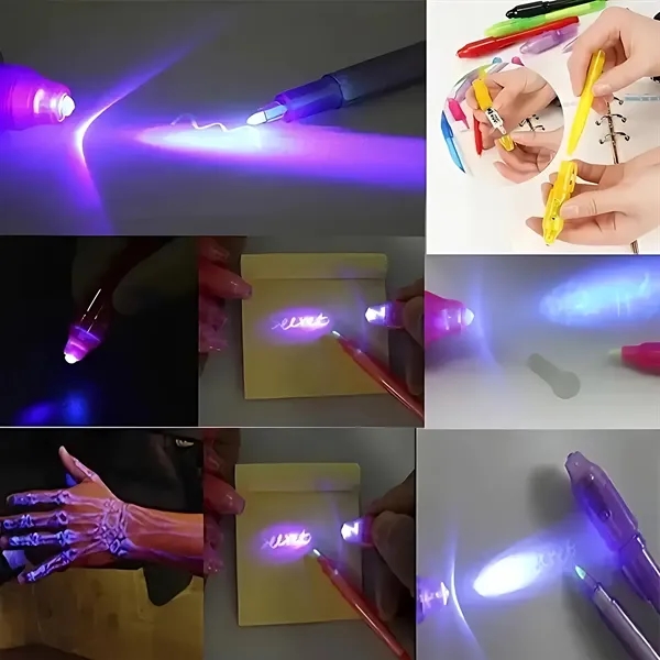 Creative Magic Uv Light Pen Invisible Ink  Glow In The Dark - Creative Magic Uv Light Pen Invisible Ink  Glow In The Dark - Image 2 of 10