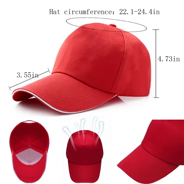 Baseball Cap Embroidered Tourist Hat - Baseball Cap Embroidered Tourist Hat - Image 1 of 1