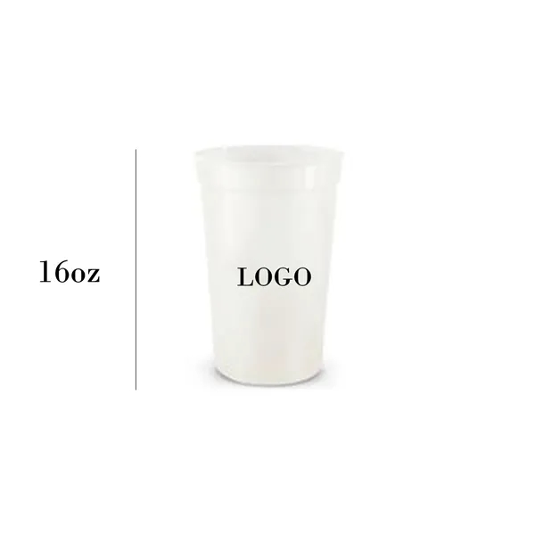 Convenient Smooth Plastic Stadium Cup - Convenient Smooth Plastic Stadium Cup - Image 1 of 9