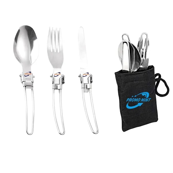 3 Pcs Outdoor Camp Cooking Utensil Set - 3 Pcs Outdoor Camp Cooking Utensil Set - Image 0 of 4