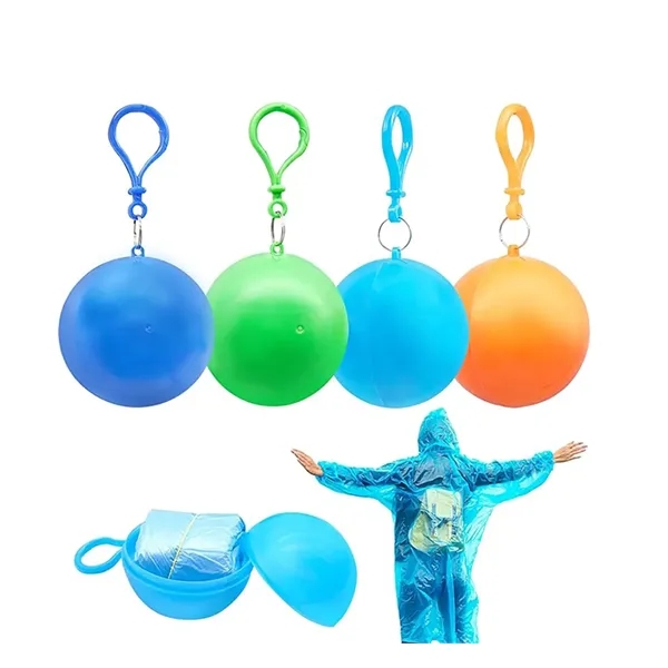 Portable Disposable Raincoats Ball Waterproof  Rain Poncho - Portable Disposable Raincoats Ball Waterproof  Rain Poncho - Image 1 of 3