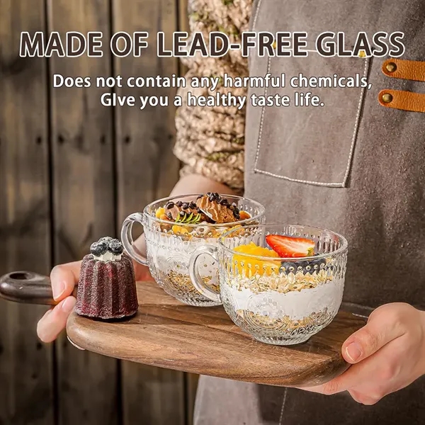 Embossed Glassware Vintage Coffee Mugs Cups - Embossed Glassware Vintage Coffee Mugs Cups - Image 5 of 7