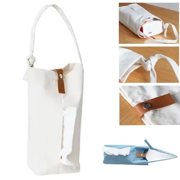 Canvas Facial Tissue Bag Napkin Box - Canvas Facial Tissue Bag Napkin Box - Image 0 of 1