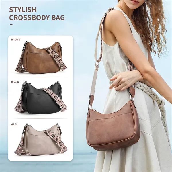 Vintage Crescent Shoulder Bag - Vintage Crescent Shoulder Bag - Image 1 of 13