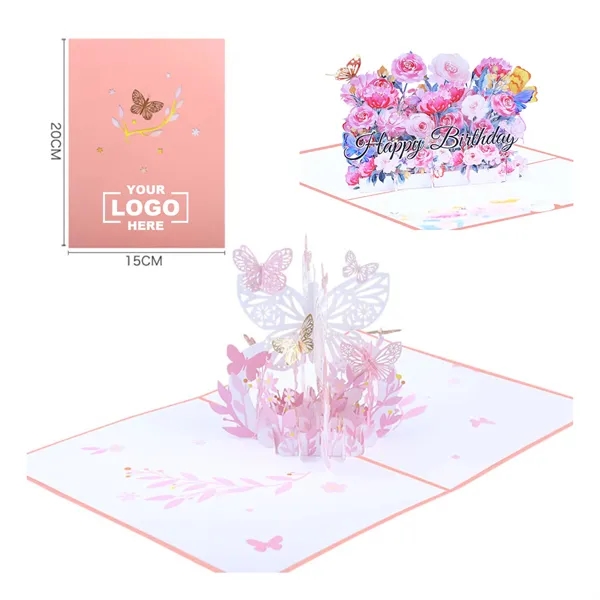 Custom 3D Pop Up Greeting Card - Custom 3D Pop Up Greeting Card - Image 1 of 8