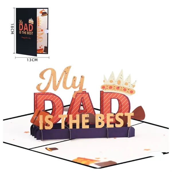 Custom 3D Pop Up Greeting Card - Custom 3D Pop Up Greeting Card - Image 4 of 8