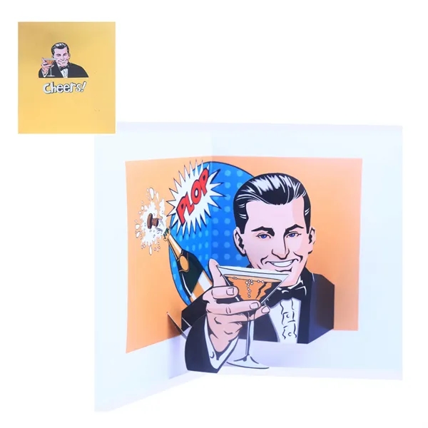 Custom 3D Pop Up Greeting Card - Custom 3D Pop Up Greeting Card - Image 6 of 8