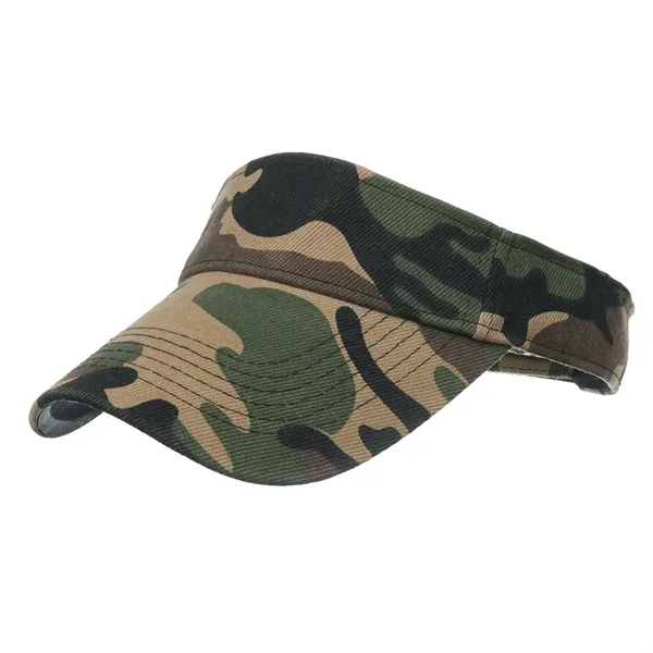 Camouflage Cotton Visor - Camouflage Cotton Visor - Image 1 of 4
