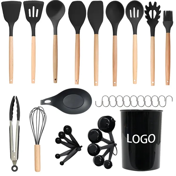 Silicone Cooking Utensils Set - Silicone Cooking Utensils Set - Image 1 of 6