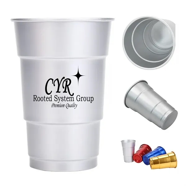 16 oz Aluminum Beer Cup - 16 oz Aluminum Beer Cup - Image 0 of 5