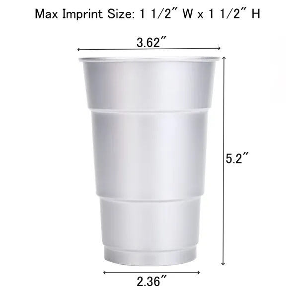 16 oz Aluminum Beer Cup - 16 oz Aluminum Beer Cup - Image 1 of 5