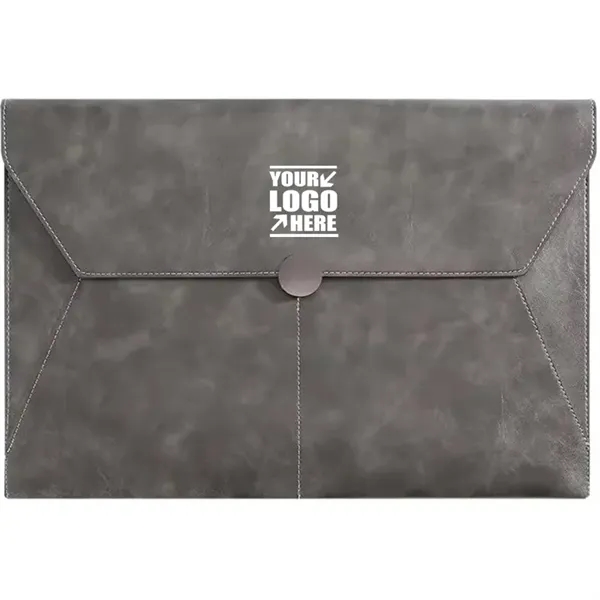 Pu Leather A4 File Folder Document Holder - Pu Leather A4 File Folder Document Holder - Image 0 of 5