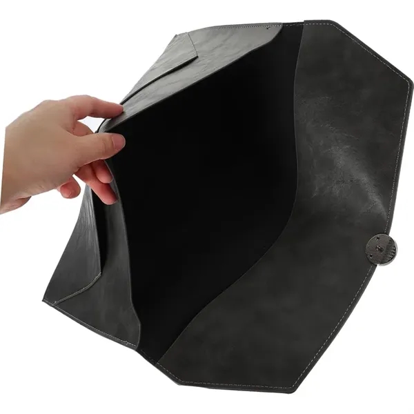 Pu Leather A4 File Folder Document Holder - Pu Leather A4 File Folder Document Holder - Image 4 of 5