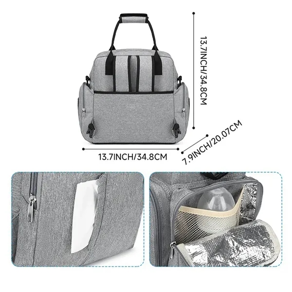 Diaper Bag Backpack With Changing Station - Diaper Bag Backpack With Changing Station - Image 4 of 7