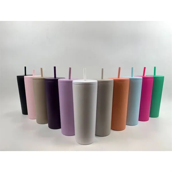 24 Oz Premium Double Layer Reusable Insulated Tumbler - 24 Oz Premium Double Layer Reusable Insulated Tumbler - Image 2 of 5