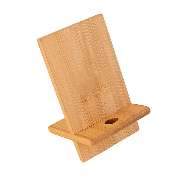 Portable Adjustable Wooden Phone Stand - Portable Adjustable Wooden Phone Stand - Image 4 of 4