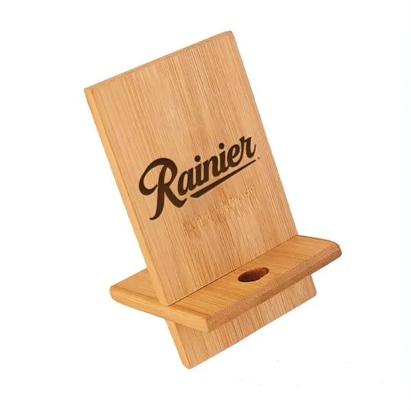 Portable Adjustable Wooden Phone Stand - Portable Adjustable Wooden Phone Stand - Image 3 of 4