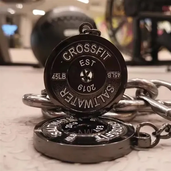 Gym Custom Keychain Charm - Gym Custom Keychain Charm - Image 0 of 2