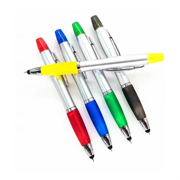 2-in-1 Ballpoint Pen with Highlighter - 2-in-1 Ballpoint Pen with Highlighter - Image 0 of 0