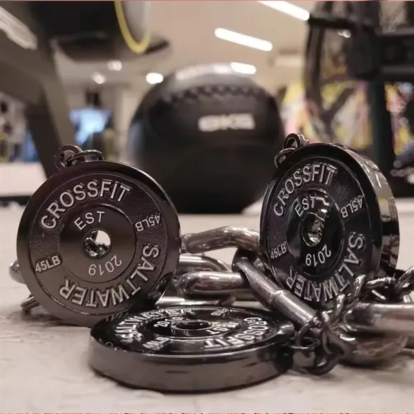 Gym Custom Keychain Charm - Gym Custom Keychain Charm - Image 1 of 2