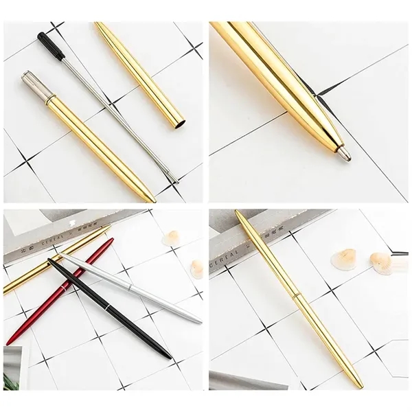 Chrome Slim Desk Pen - Chrome Slim Desk Pen - Image 2 of 12