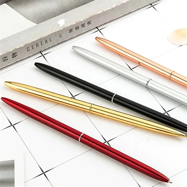 Chrome Slim Desk Pen - Chrome Slim Desk Pen - Image 1 of 12