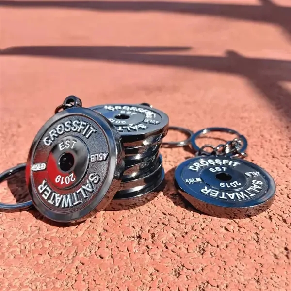 Gym Custom Keychain Charm - Gym Custom Keychain Charm - Image 2 of 2