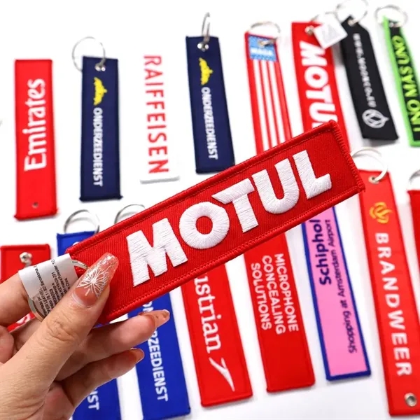 Custom Woven Keychain - Custom Woven Keychain - Image 1 of 9