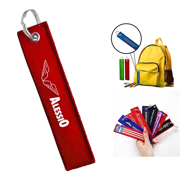 Custom Woven Keychain - Custom Woven Keychain - Image 0 of 9