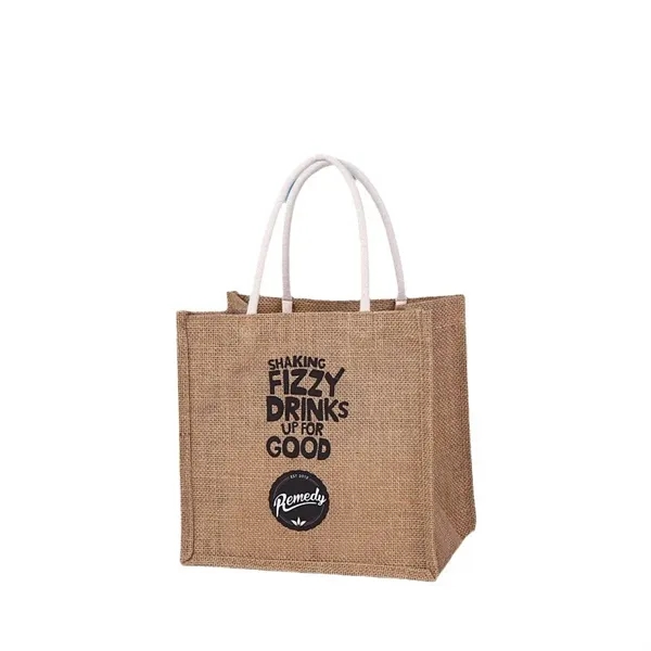 Cotton and linen carrying shopping bag - Cotton and linen carrying shopping bag - Image 2 of 2