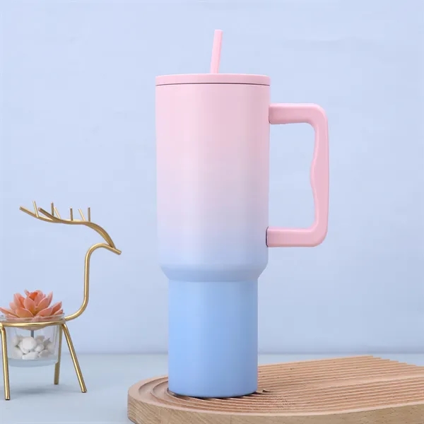 40oz Tumbler with Handle and Straw Lid - 40oz Tumbler with Handle and Straw Lid - Image 6 of 6