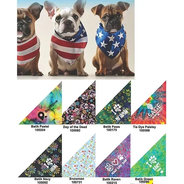 Novelty Pattern & Theme Design Pet Bandana Triangle-XS-Small - Novelty Pattern & Theme Design Pet Bandana Triangle-XS-Small - Image 0 of 0