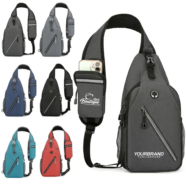 In Stock Crossbody Sling Bag Travel Hiking Chest Bag - In Stock Crossbody Sling Bag Travel Hiking Chest Bag - Image 0 of 7